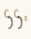 Luna Mini Pave Gold