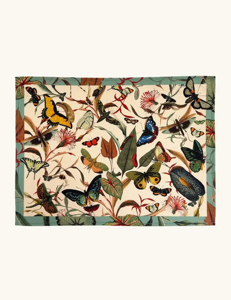 Placemat Aqua Butterfly