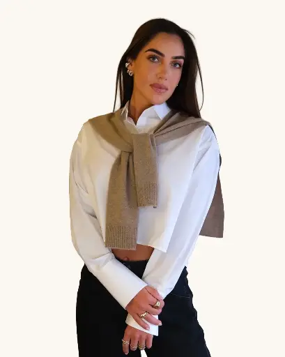[1234567] Layer Cashmere Taupe