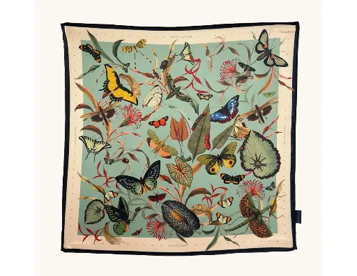 Scarf Black Burtterfly